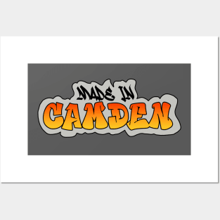 Made in Camden I Garffiti I Neon Colors I Orange Posters and Art